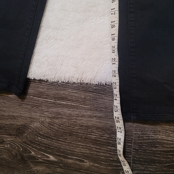 Denim Forum $118 Lola High Rise Skinny in Black Sz 29 - Picture 7 of 8